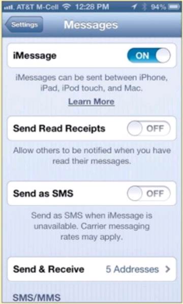 Try sending iMessages to recipients’ email addresses instead of their phone numbers to avoid potential SMS messaging charges.