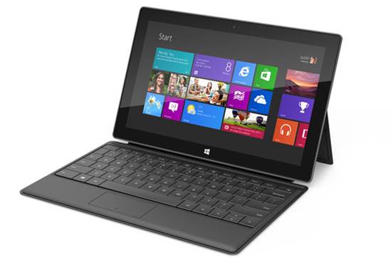 Microsoft surface: a tablet, but one with a detachable keyboard that allows it to act as a laptop