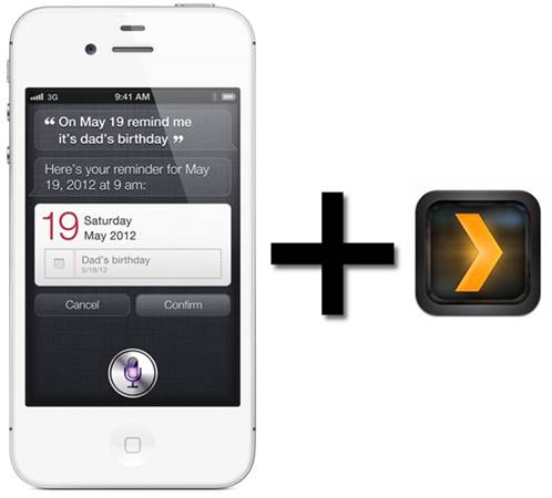 Using Siri On iPhone 4S To Control & Navigate Plex On Apple TV 