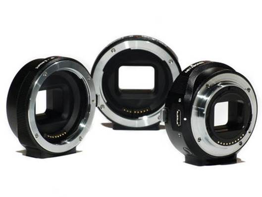 Ring of power: Metabones’ EF adaptor lets you use Canon EF lenses on Sony’s E-mount cameras such as the FS100