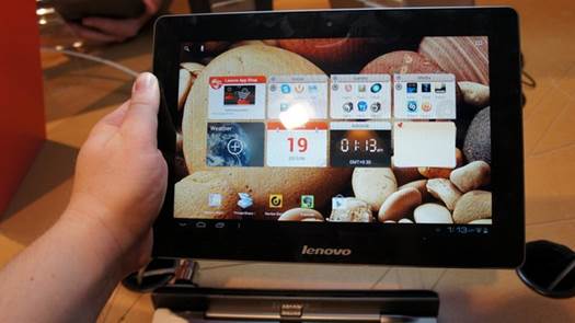What you will realize almost immediately is the 3D-cube animation which is deployed by Lenovo all over the OS.