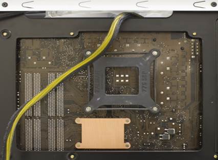 The position of the CPU cooler