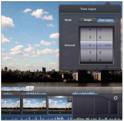 Time files: the Time Lapse feature will capture sequences automatically, with frame intervals from two 99 seconds