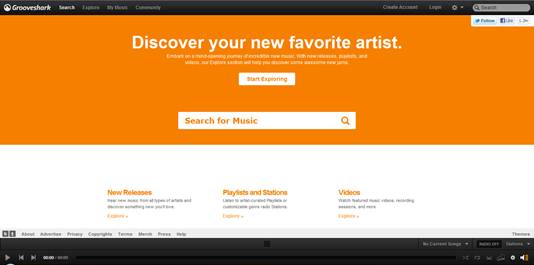 Description: Grooveshark is one of the most favourited music sites on the Web, but is now facing major lawsuits from various record labels