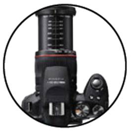 Description: …with a huge 30x (24-720mm) optical zoom lens