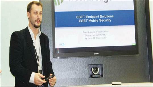 Description: Ignacio Sbampato, Chief Sales and Marketing Officer for ESET
