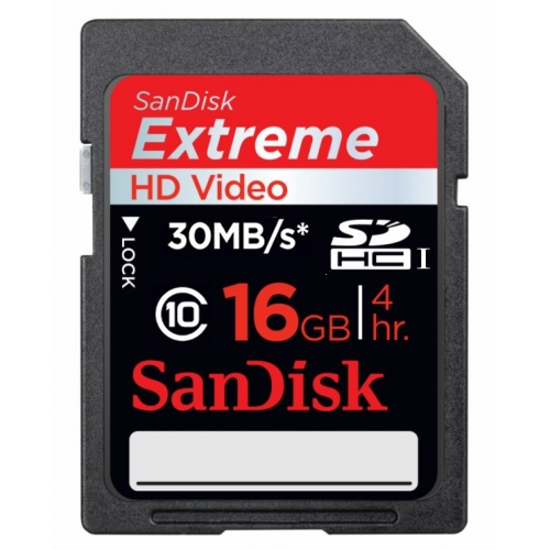 Description: SanDisk Extreme SDHC 16GB