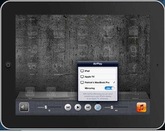Use your iPhone, iPod touch or iPad to stream content via AirPlay