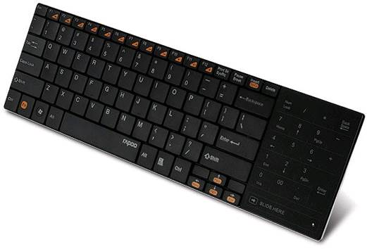 The Rapoo E9080 Wireless Touchpad Keyboard