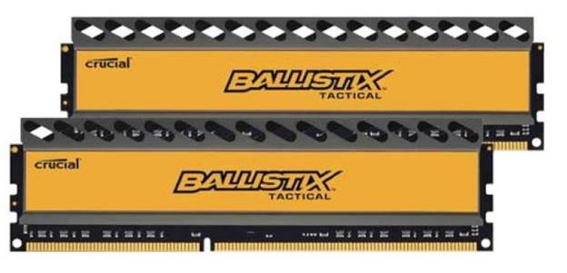 Crucial 8GB (2x 4GB) DDR3 1600MHz Ballistix Tactical 