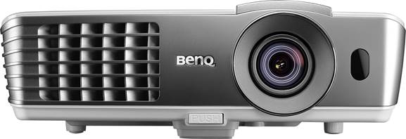 Its short throw means the BenQ is well-suited to occasional use with a temporary screen
