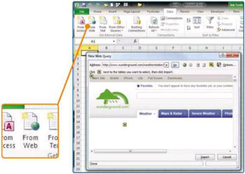 Start Microsoft Excel and create a new Workbook