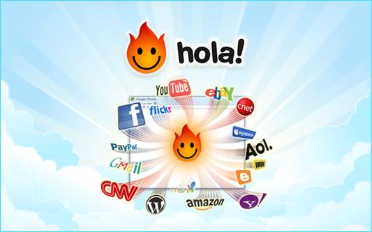 The free Hola plugin for your browser can mask your location