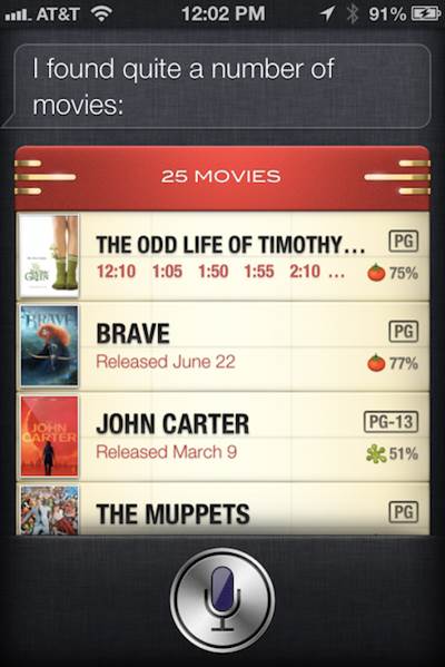 Siri can help you find answers to all of your movie trivia questions
