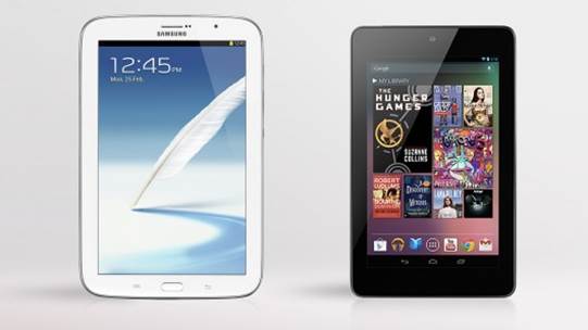 Samsung Galaxy Note 8.0 vs. Nexus 7