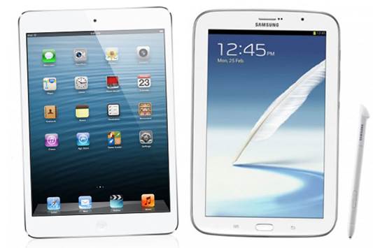 Samsung Galaxy Note 8.0 vs. iPad mini 