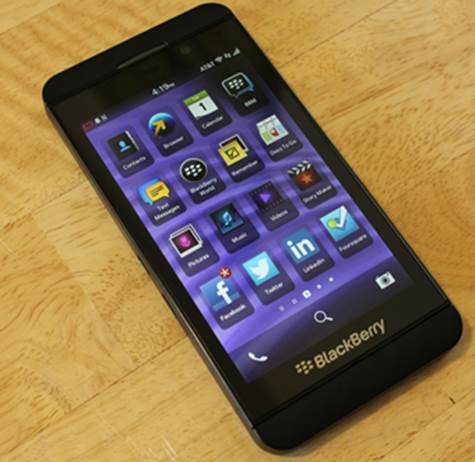 The solid build and slightly rubberized back gives the Z10 a durable feel