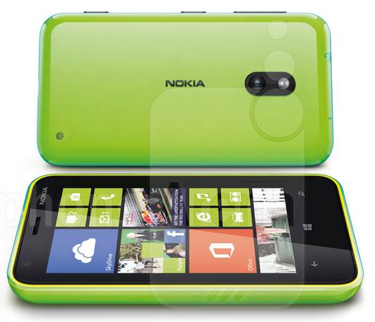 As expected for a budget Windows Phone 8 handset, the 620's screen has a resolution of 800x480 pixels