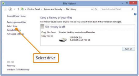 File History is Windows 8’s built-in backup tool which keeps every version of previously backed-up files