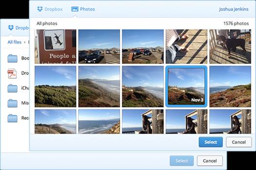 Send your really important photos to Dropbox for safekeeping, not to mention easy access and sharing options on the fly.