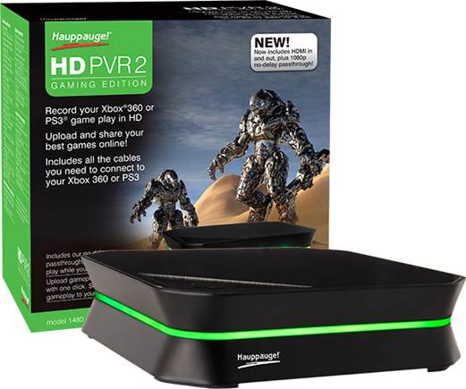 Hauppauge’s HD PVR 2 is compact device that intercepts the video output by your PlayStation 3 or Xbox 260 before it gets to your TV and records it to your Pc’s hard disk