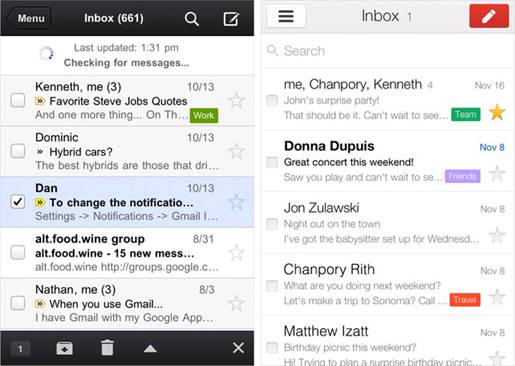 Keep on top of your emails when you’re out and about by downloading Gmail
