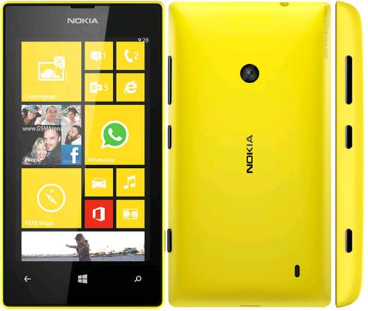 Nokia Lumia 520 features interchangeable shells in five colors