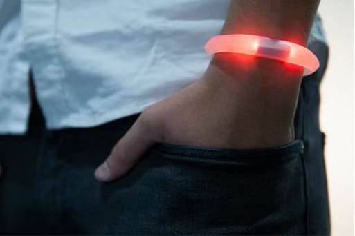 A bracelet that connects you to your Android smartphone