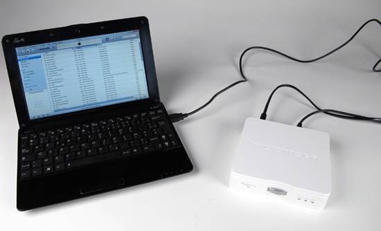 Start playing some tracks from a laptop and the Micromega delivers clear and punchy note