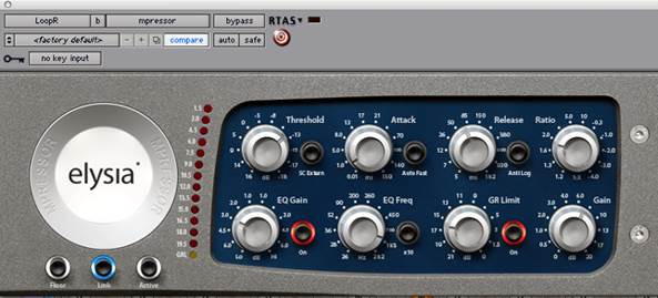 Elysia’s Mpressor is a highly respected hardware compressor with some pretty cool creative features