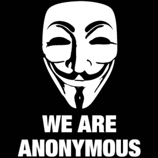 Description: The hacking group Anonymous