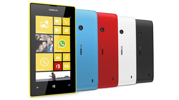 Lumia 520 is available in cyan, red, black, yellow and white