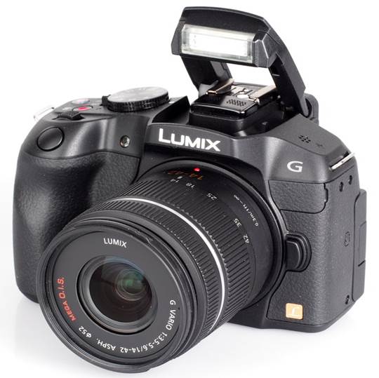 Designed to compete with the market of digital SLR camera, the style of it is very similar to a compact DSLR camera.