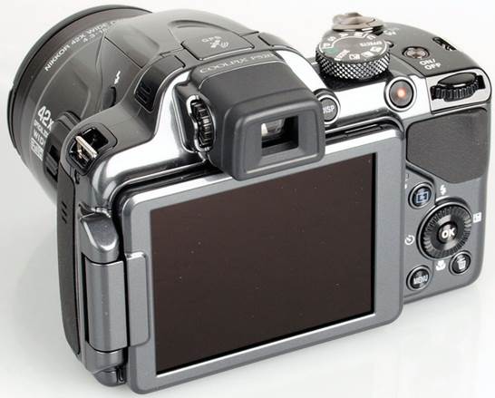 The display of the camera 