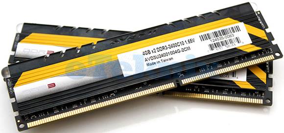 4GB x4 DDR3-2400C10 1.65V