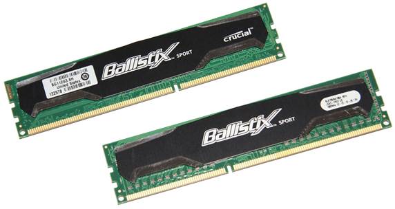 Ballistix Sport DDR3-1280 8GB