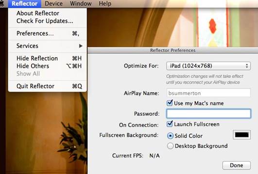 This simple app enables you to show your iOS device’s screen on your Mac using AirPlay. 