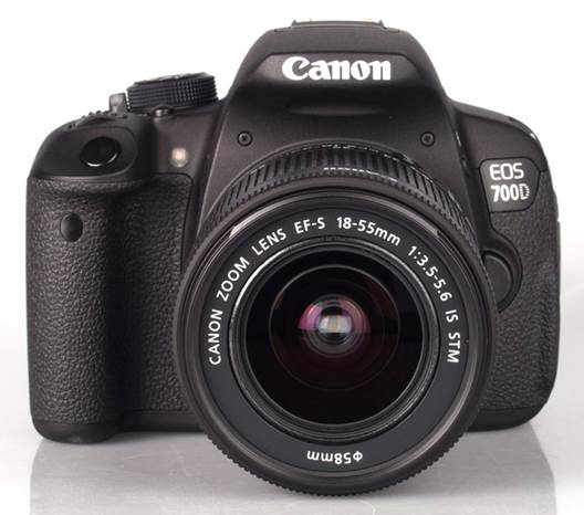 The Canon EOS 700D Digital SLR