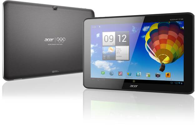 The 10.1-inch display is of the TFT variety, a technology that lacks the wow factor of the Asus Transformer Prime’s Super IPS + panel