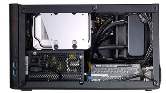 Unscrewing two screws is all that you need to do to get the PC’s accessories
