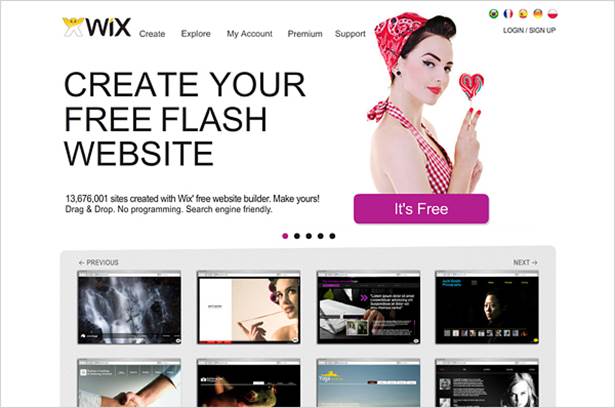  Free Website Builders: Wix