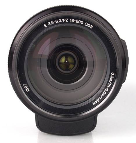 The front of lens