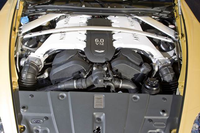 The V12 Vantage S's engine is naturally aspirated