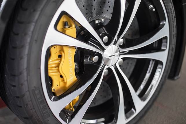 Carbon ceramic brakes will effectively shed any residual velocity when called upon