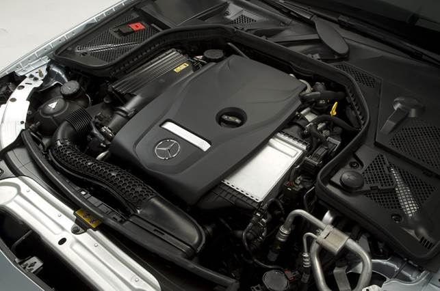 C-Class engine is gruff but frugal and strong