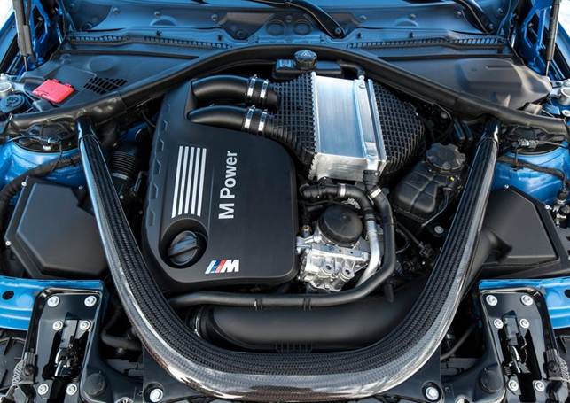 2015 BMW M3 Engine