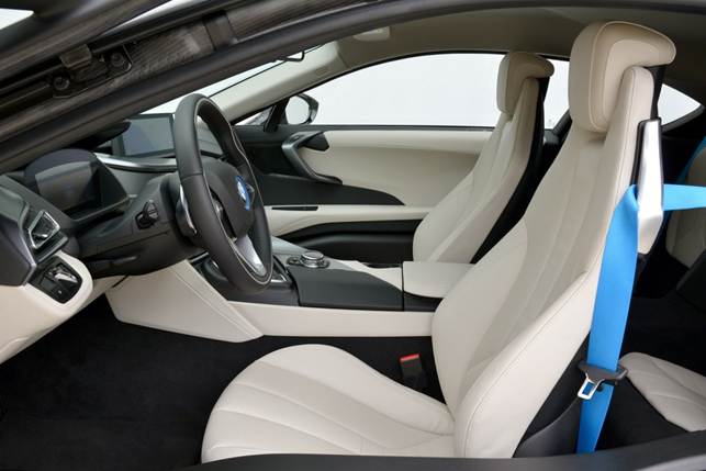 The BMW's standard-fit sports seats are comfortable and supportive