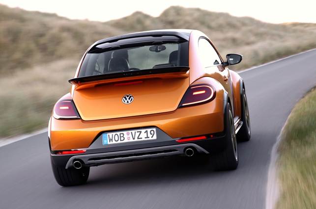 The Beetle Dune receives a prominent roof spoiler and large rear wing