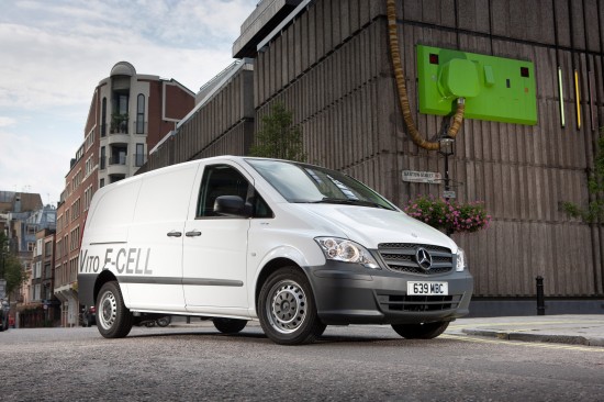The new Mercedes Vito E-Cell. The advanced electrical system in the E-Cell provides some advantages not present in traditional vehicles.