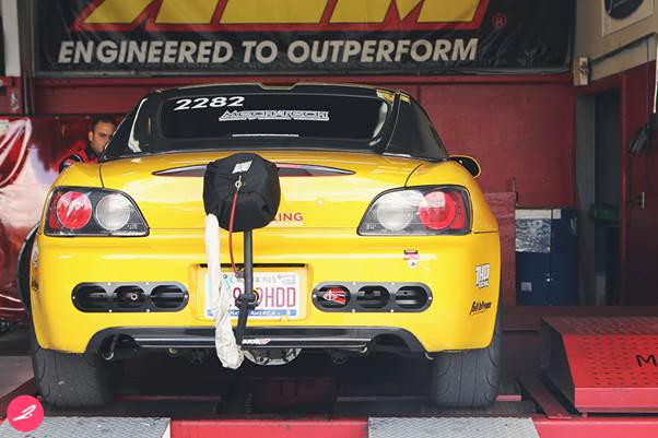 In 2013, during Drag Mania, Gabe's S2K set a new record of 8.52 at 168 mph, and all eyes were on the yellow Bullet. 